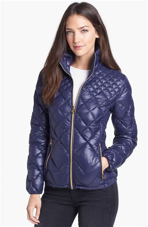 michael kors lange jacke|Michael Kors blue jacket.